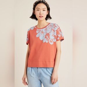 Anthropologie Floral Barbra Shirt
